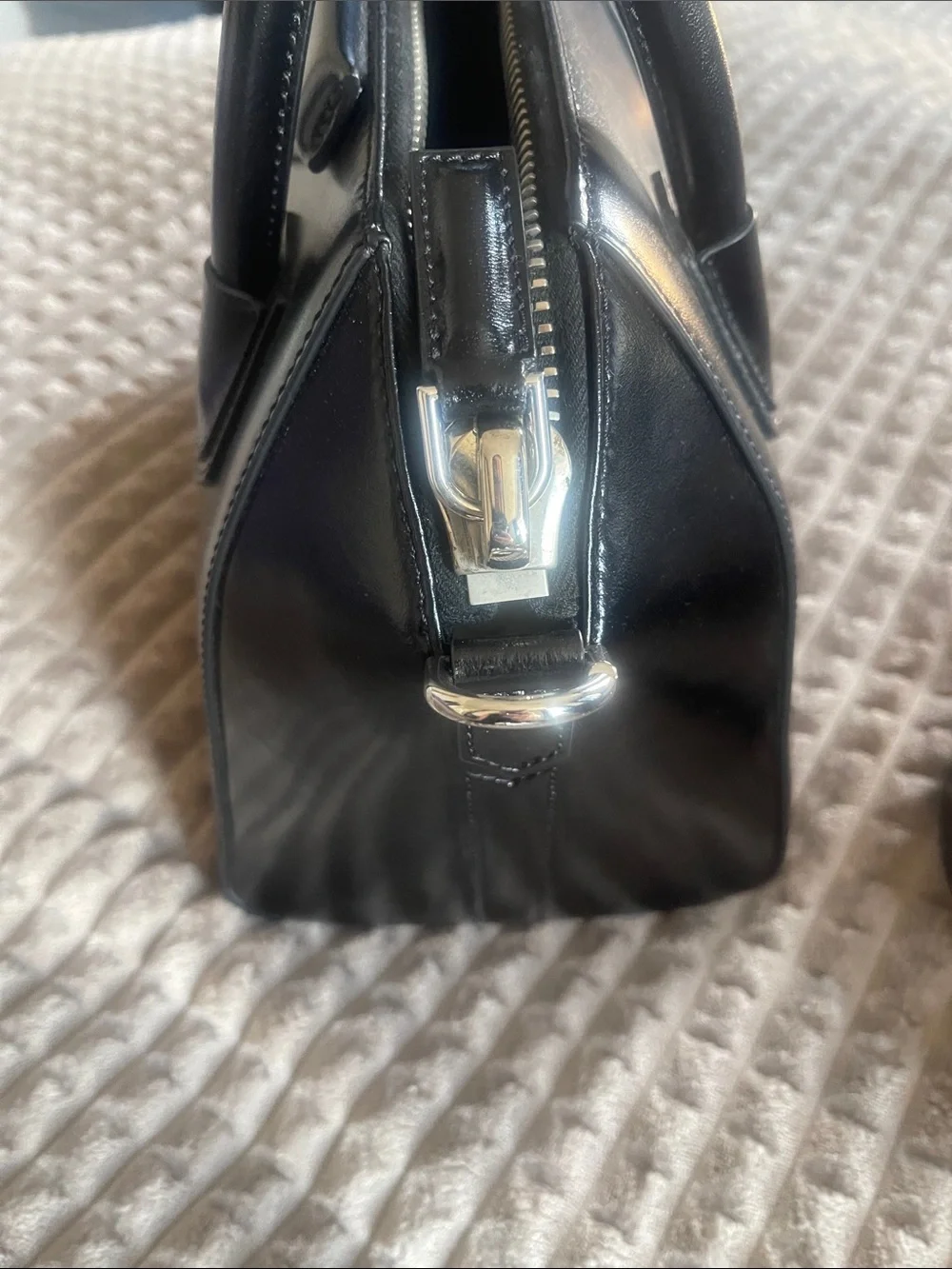 Givenchy Black Box Leather Antigona Satchel with Detachable Strap